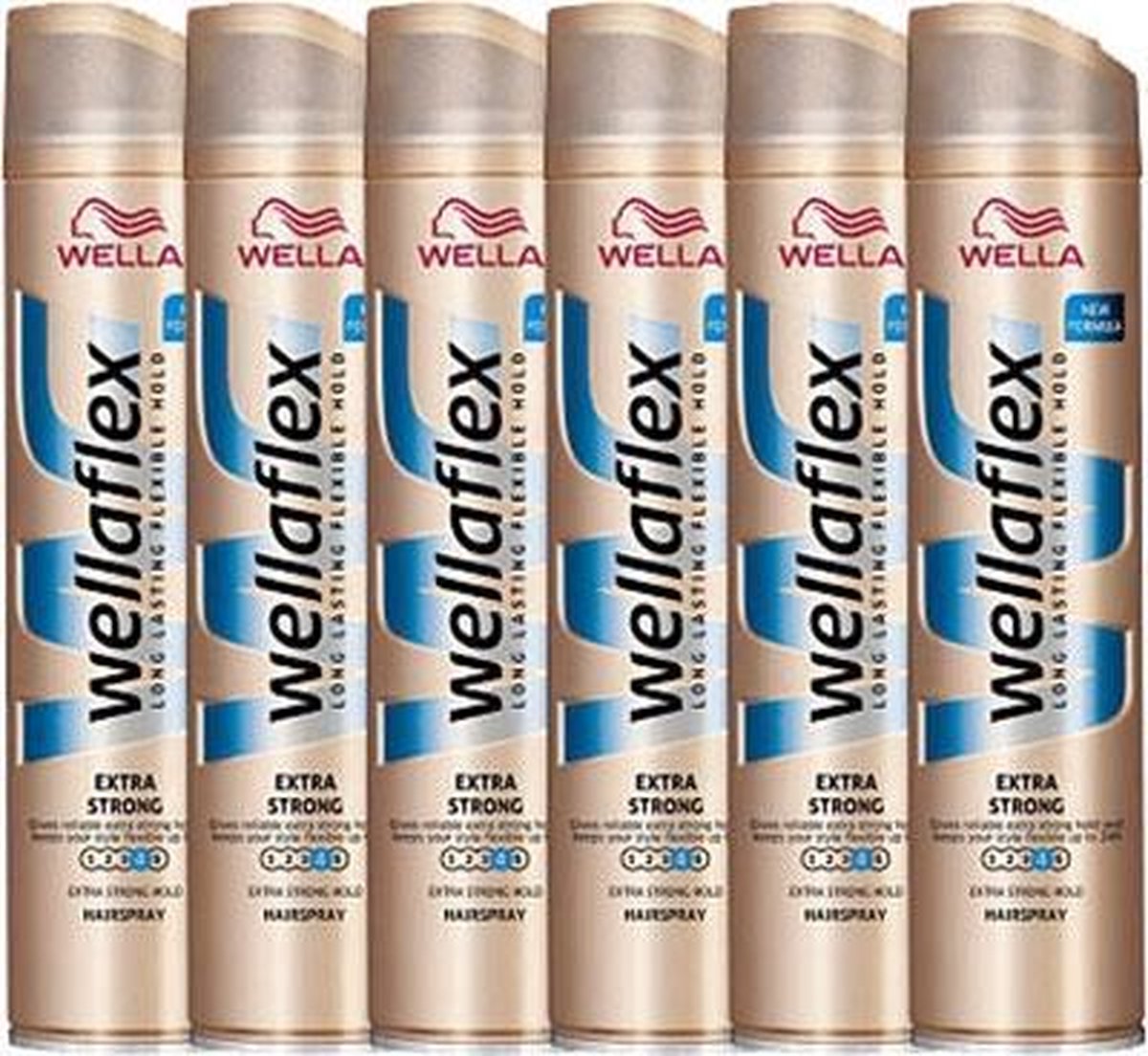 Wella Flex Hold + Extra Strong Hold 6x400ml Hairspray