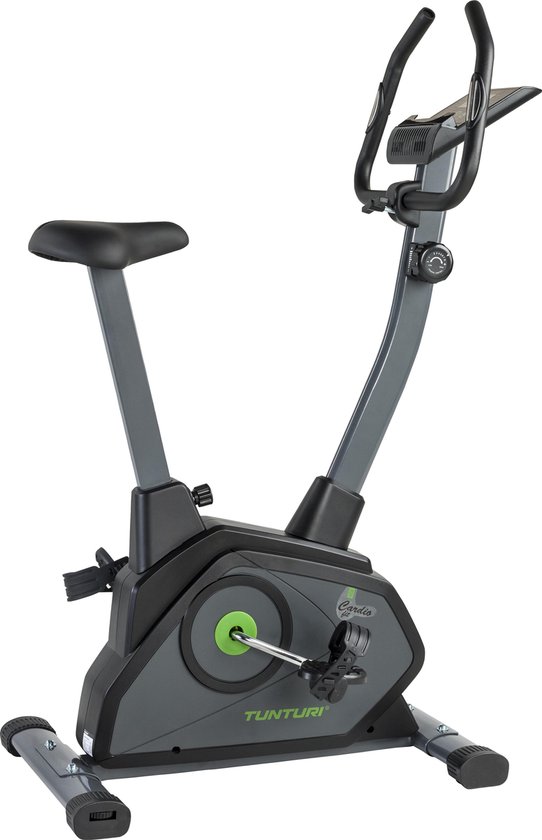 Tunturi Cardio Fit B35 Hometrainer - Fitness fiets met 8 weerstandsniveaus - Voorzien van verstelbaar stuur en transportwielen