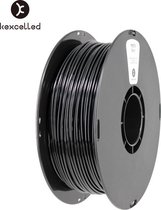 Kexcelled PETG Black/zwart - ±0.03 mm - 1 kg - 1.75 mm - 3D printer filament