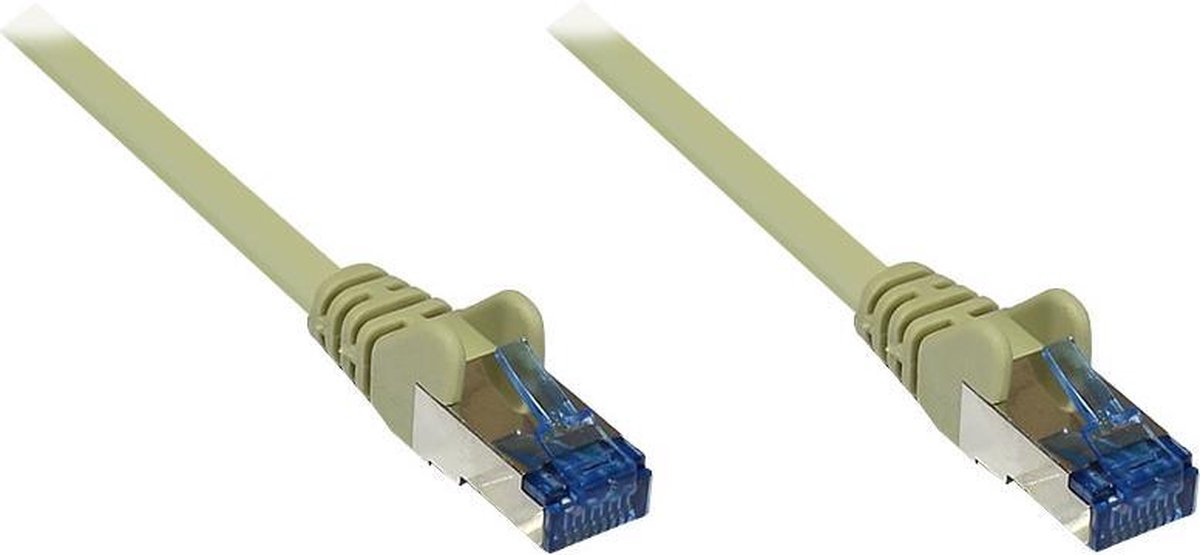Alcasa 8060-H010 - Netwerkkabel - RJ45 - 1 m - Grijs