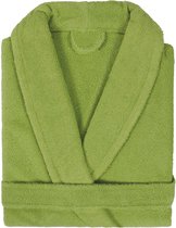 Badjas Badstof met Shawlkraag Uni Alpha Groen Maat XL - 1 stuks