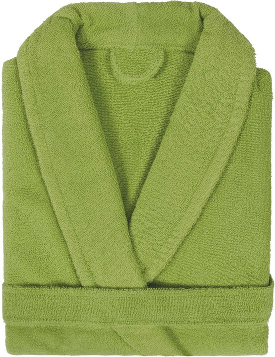 Peignoir Tissu éponge col châle Uni Alpha Green Taille XL - 1 pcs