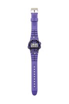 Timex Classic Round Tan Oiled - Montre - Siliconen - Violet - Ø 38 mm