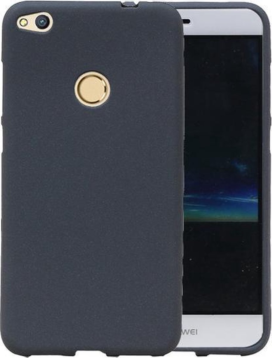 BestCases.nl Grijs Zand TPU back case cover hoesje voor Huawei P8 Lite 2017
