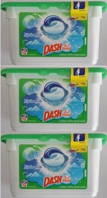 Dash Platinum Wasmiddel Pods + Ultra Vlekverwijderaar - 3x40 Wasbeurten  