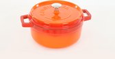 Cuisinova Braadpan - Gietijzer - 2,5 liter - 20 cm - Oranje