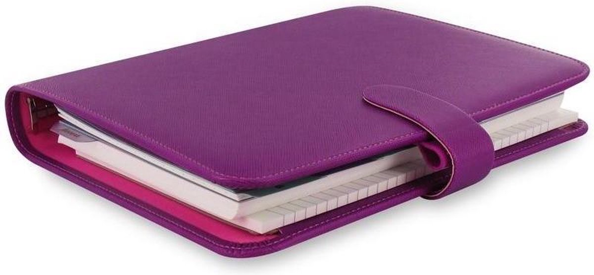 Filofax A5 Organiser SAFFIANO RASPBERRY