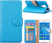 Xssive Hoesje Voor Huawei Nova Smart Book Case - geschikt voor 3 pasjes - Turquoise