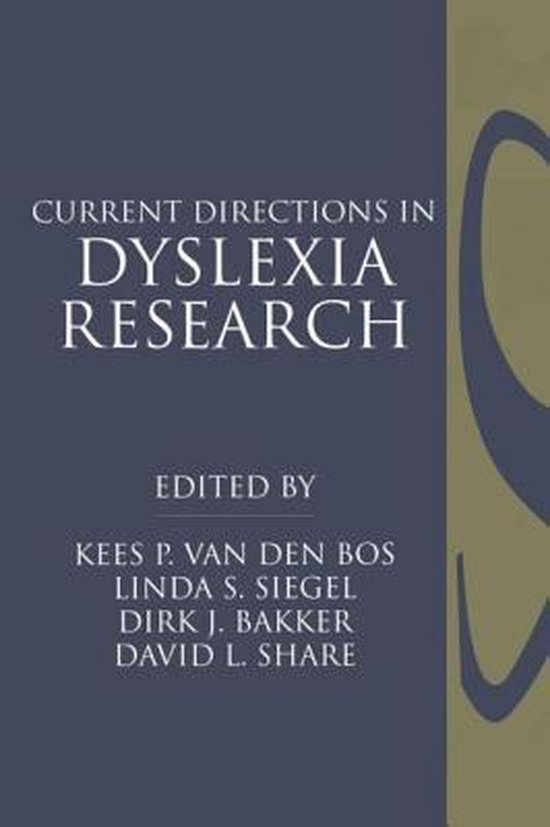 Current Directions in Dyslexia Research - cover
