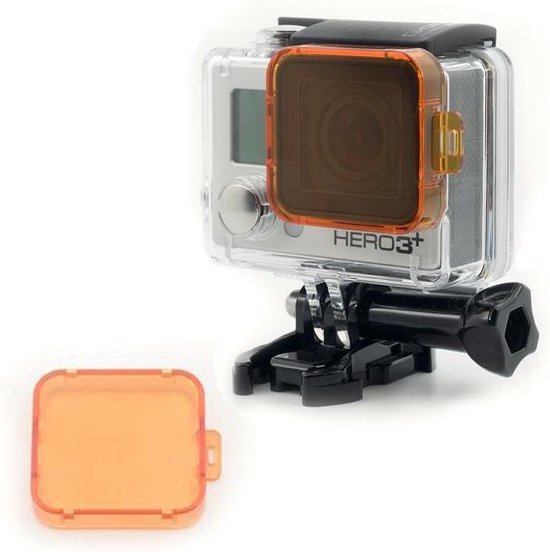 Qatrixx Gopro Hero 3+ / 4 Dive/ Duik Filter Oranje Orange (voor ondiep  water) | bol.com