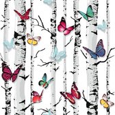 Dutch Wallcoverings papierbehang vlinders/berken