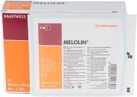 Melolin Steriel 10x10 - 10 stuks - Gaasjes