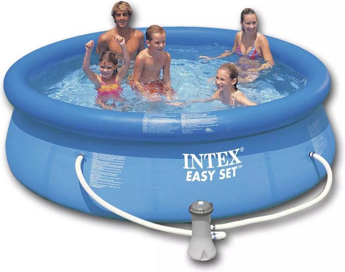 Serie van zwaan haak Intex Easy Set Zwembad 244 x76 cm - Opblaasbaarzwembad | bol.com