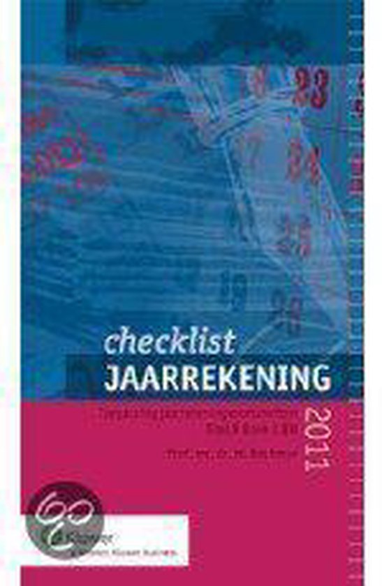 Cover van het boek 'Checklist jaarrekening 2011 / Titel 9, boek 2 BW, 2011 / druk 1' van  Beckman