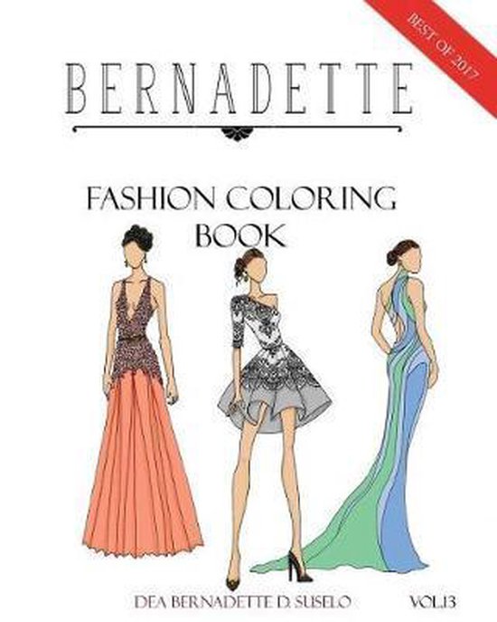 Bernadette Fashion Coloring Book- BERNADETTE Fashion Colorin ... - cover
