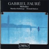 Marilyn Schmiege & Donald Sulzen - Fauré: Mélodies (CD)