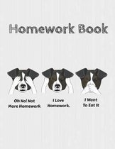Homework Book: Funny Homework Composition Book