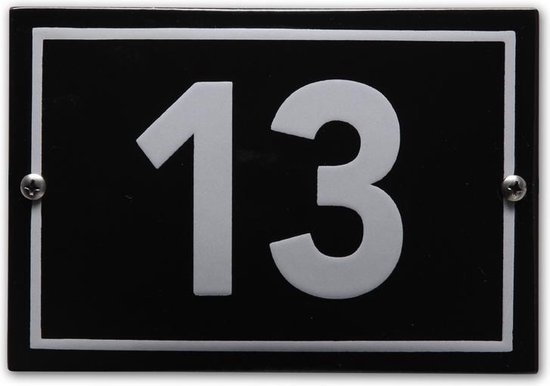 Huisnummer model Phil nr. 13 | bol.com