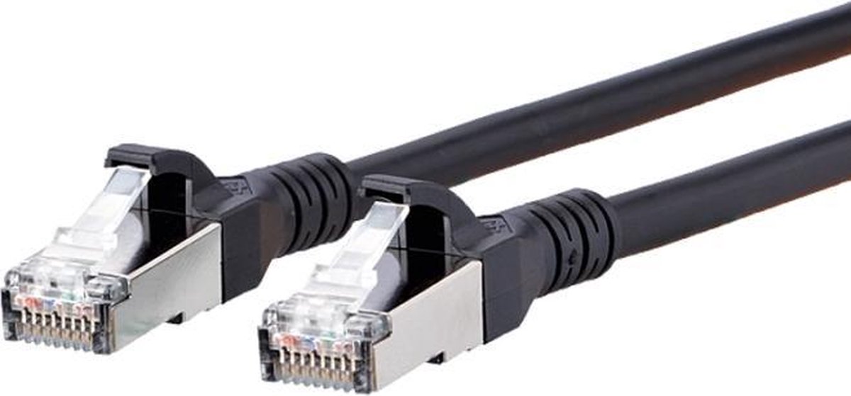 BTR NETCOM - Cat6A netwerkkabel - Zwart - 3 meter