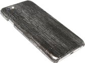 Krokodillen hoesje zilver Geschikt voor iPhone 6 / 6S