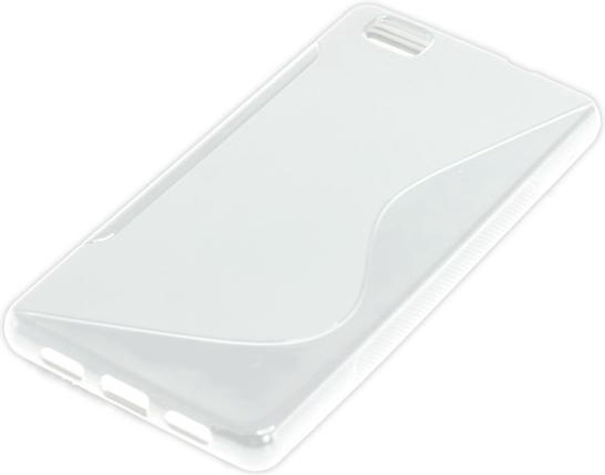 OTB TPU hoesje Huawei P8 Lite - Transparant - S-Curve Design