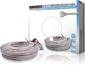 König - Internetkabel op Rol FTP CAT6 - grijs - 30 meter