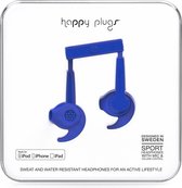 Happy Plugs Hoofdtelefoon in-ear sports MFI cobalt
