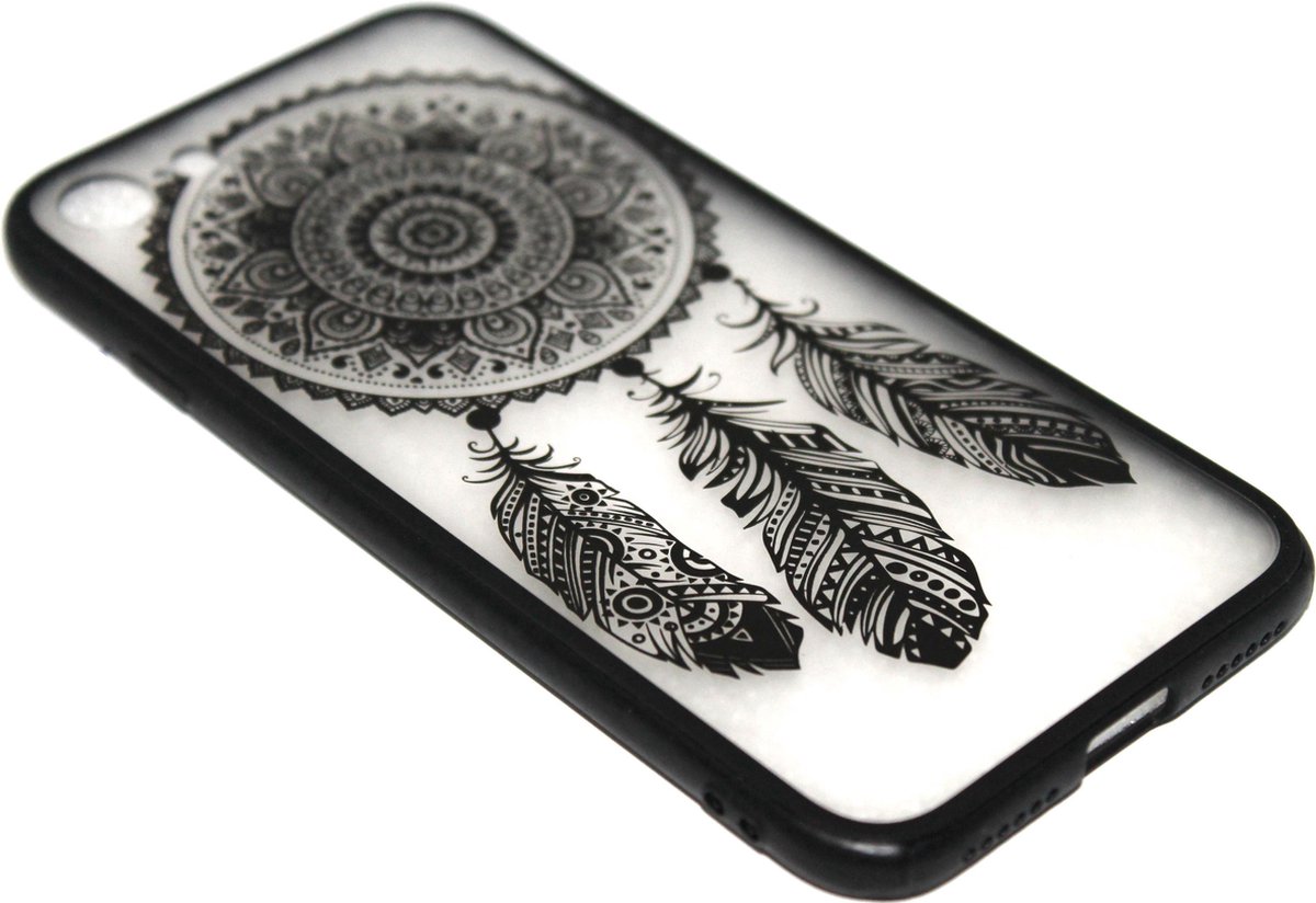 Mandala dromenvanger hoesje zwart Geschikt voor iPhone 6 / 6S
