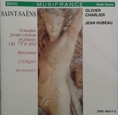 1-CD SAINT-SAENS - SONATES FOR VIOLIN AND PIANO - OLIVIER CHARLIER / JEAN HUBEAU