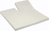 Damai - Hoeslaken split (tot 35 cm) - Katoen - 180 x 210 cm - Cream