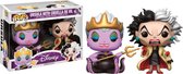 Funko - Ursula & Cruella De Vil (2-Pack) Pop!