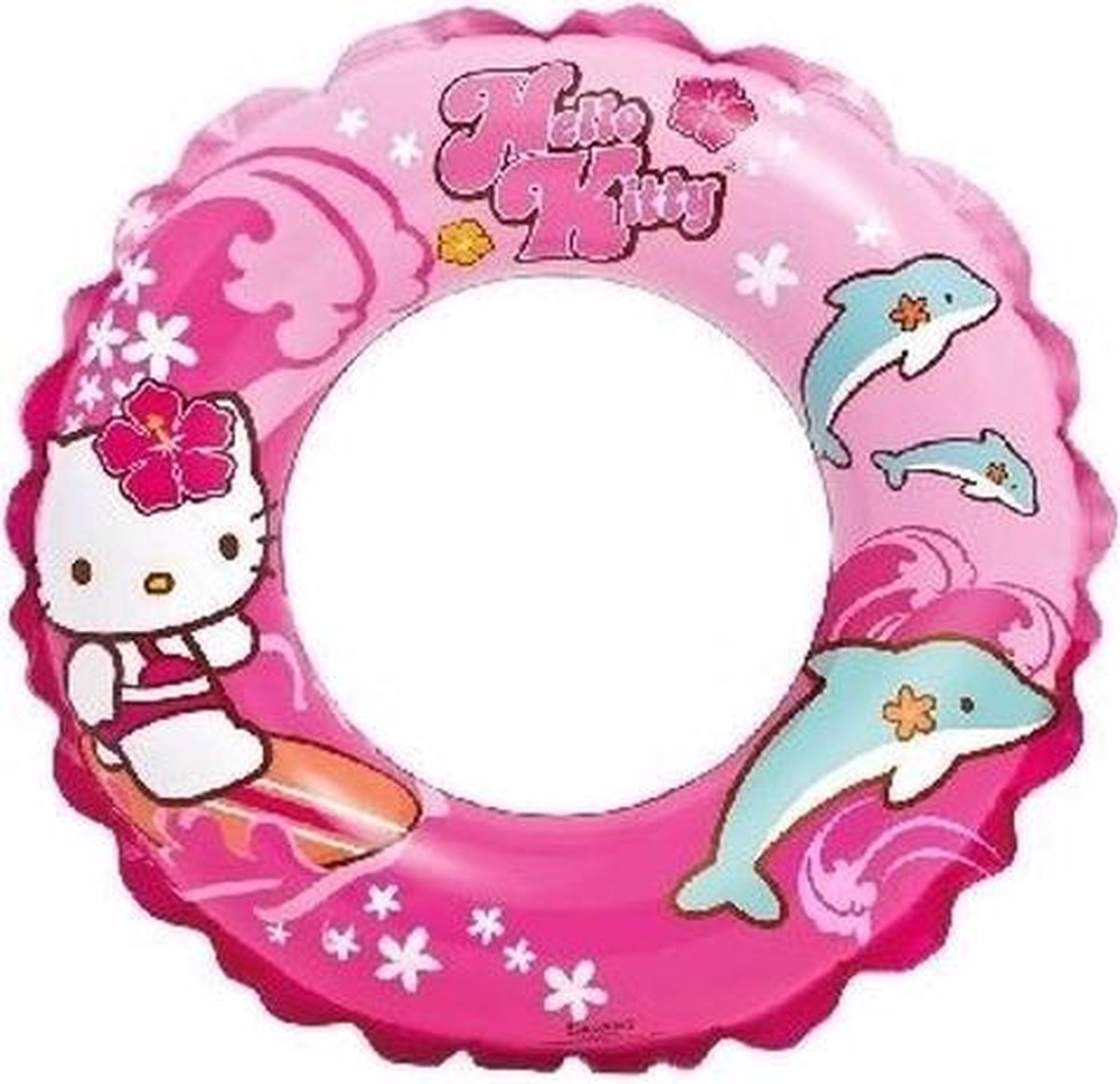 Opblaasbare zwemband Hello Kitty roze 51 cm