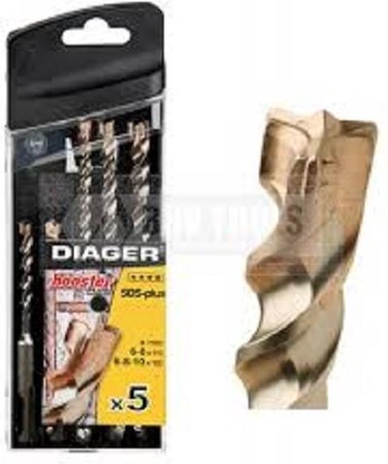 Conjunto De 10 Brocas SDS-Plus M2