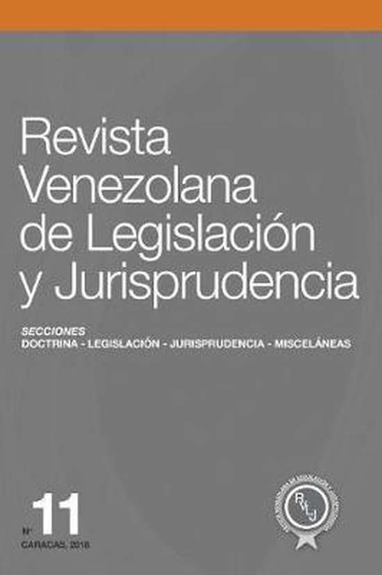 Revista Venezolana de Legislación y Jurisprudencia N° 11 - cover