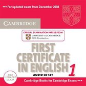 Cambridge First Certificate in English 1 for Updated Exam Audio CDs (2)