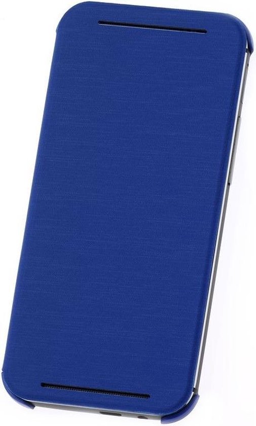 Spoedig dak pantoffel HTC book case hoesje - Donkerblauw kunststof - HTC One (M8) (99H11475-00) |  bol.com