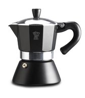 Pezzetti espressomaker - koffiemaker - 6 kops - alumium - zwart - inductie - gas - elektrisch