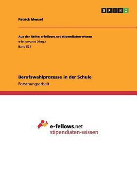 Berufswahlprozesse in Der Schule - cover