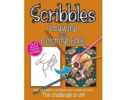 Scribbles Drawing and Colouring Book