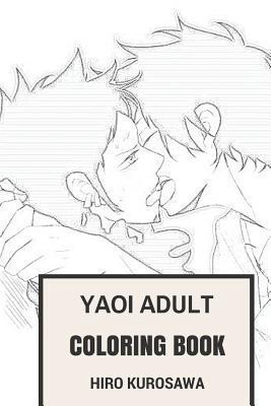 Yaoi Adult Coloring Book Manga and Anime Boys Hentai Inspired Adult