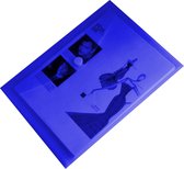 EXXO-HFP # 90126 - Dossier de documents A4 - Modèle paysage - Velcro - Bleu - 10 pièces (1 paquet de 10 pièces)