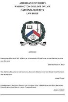 American University National Security Law Brief Vol. 7 Issue 1