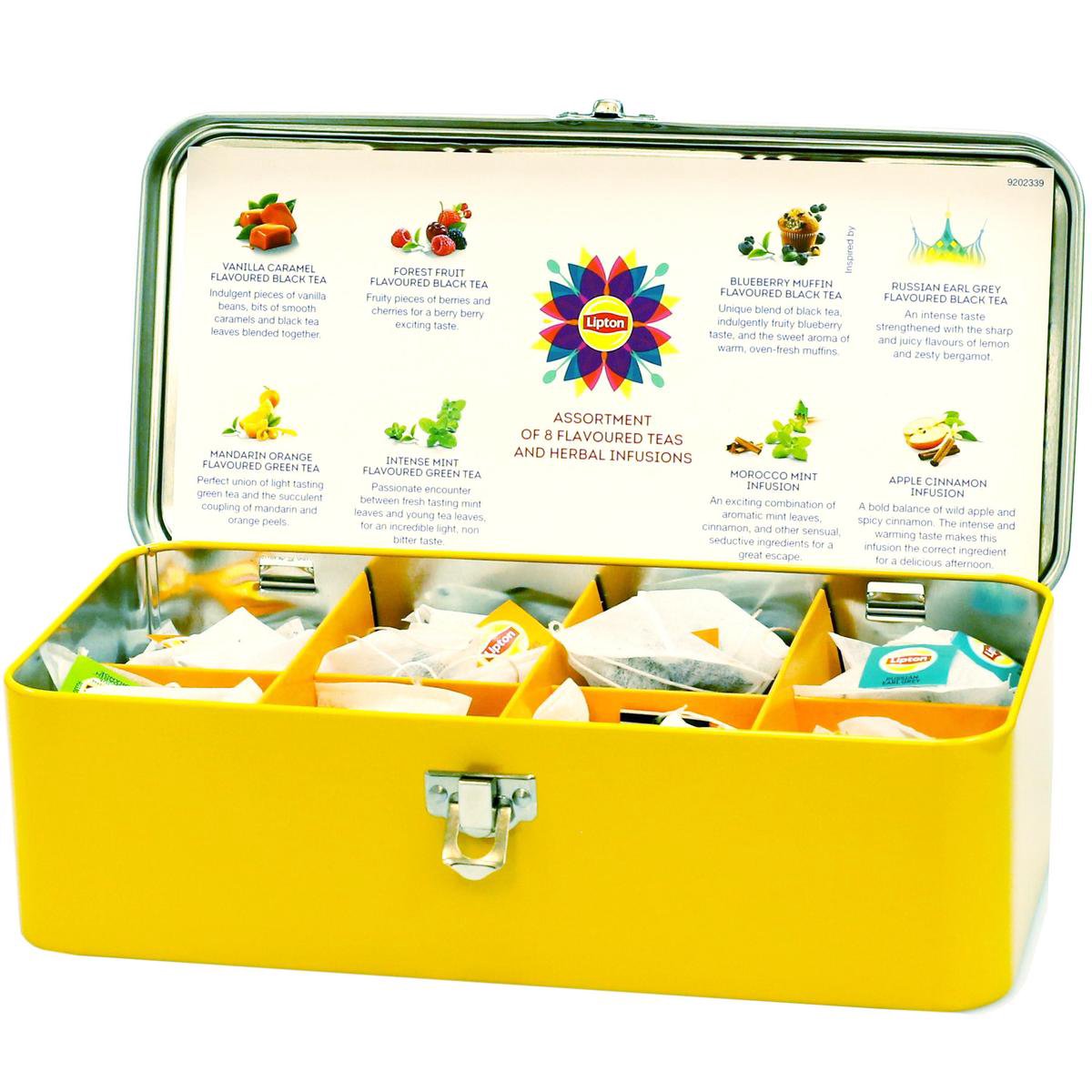 Klaar stroom Sneeuwwitje Lipton Tea Box, Thee Geschenkset, 8 x 5 Theepiramides | bol.com