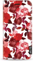 Casetastic Wallet Case White Samsung Galaxy J5 (2017) - Royal Flowers Red
