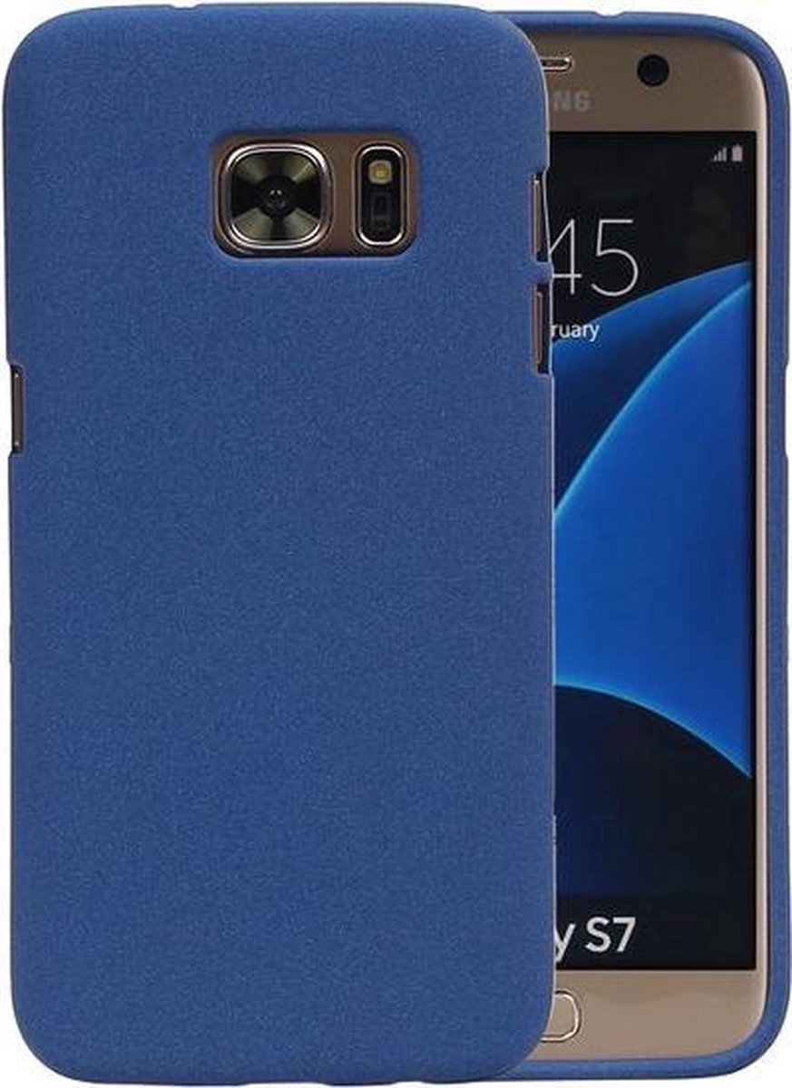 Blauw Zand TPU back case cover hoesje voor Samsung Galaxy S7