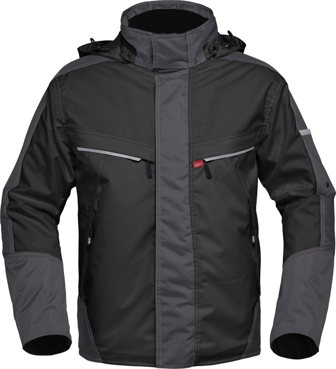 Parka Attitude Zwart/charcoal Grijs Mt. M Zwart/charcoal Grijs Mt. M