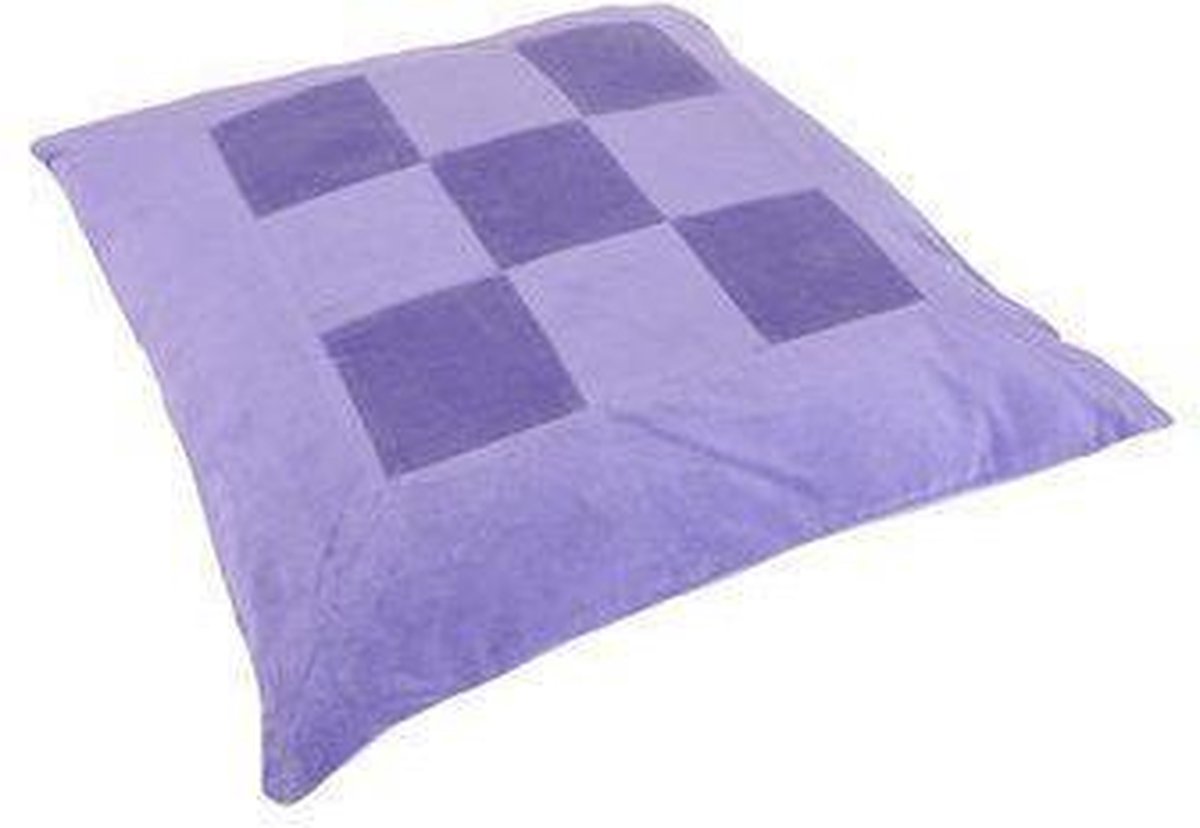 Goedkoopste Leefkussen 50x50cm paars velours