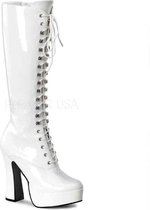 Pleaser Kniehoge laarzen -38 Shoes- ELECTRA-2020 US 8 Wit