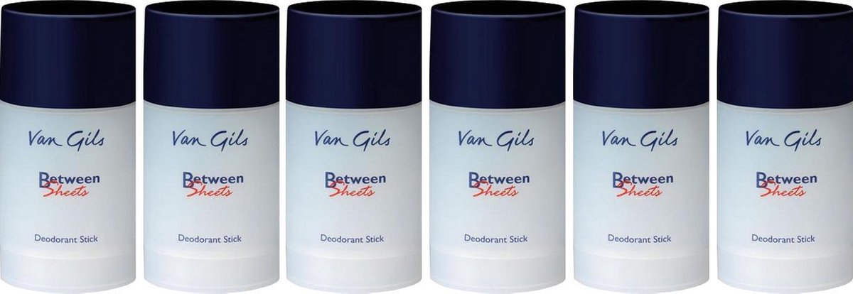 Van Gils Between Sheets deodorant stick 6 x 75 ml (6-Pack voordeelverpakking)