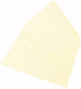 5 enveloppes couleur ivoire pour cartes A6
